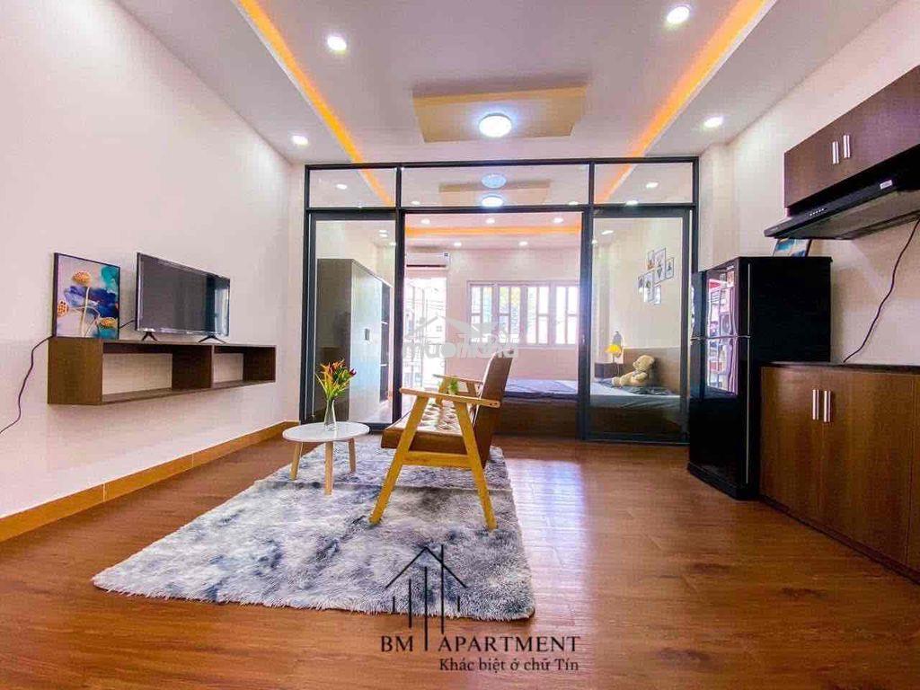 Cho thuê chdv 40m2 1pn ban công siêu thoáng đường cmt8 - Ảnh 2