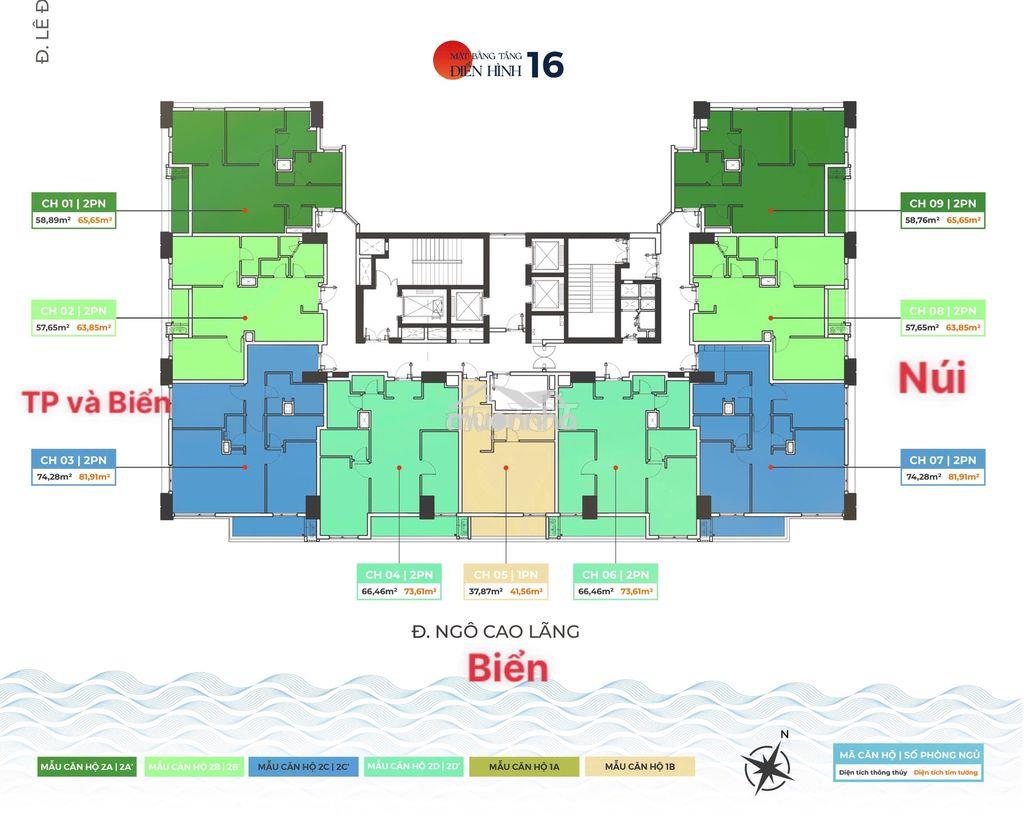 Rẻ hơn tt 200tr căn 2pn hiyori đà nẵng view biển mỹ khê và thành phố - 3