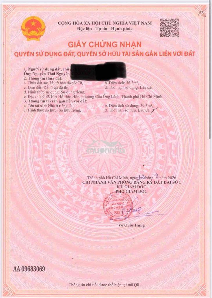Nhà hẻm hồ hảo hớn - Ảnh 2
