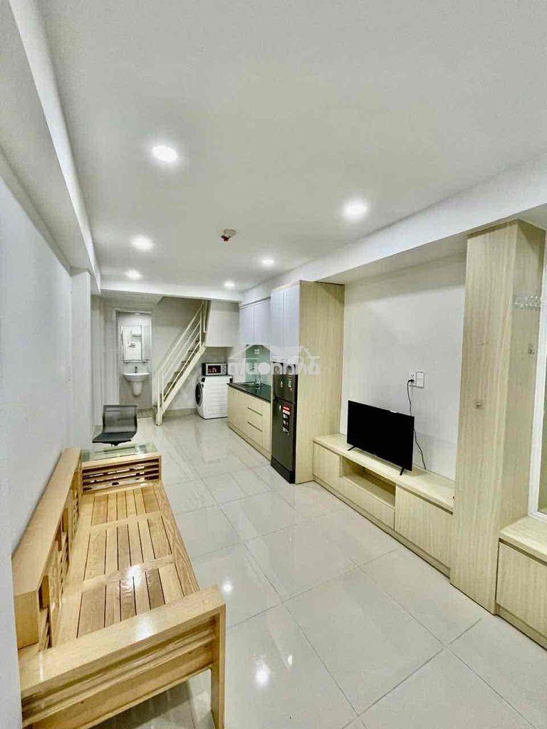 Cho thuê căn hộ 1 trệt 1 lầu 2 wc 60m2 full nội thất thang máy chỉ 9tr
