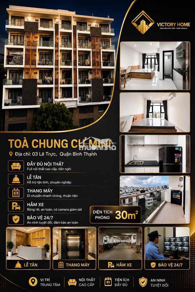 Chung cư mini - full nội thất - giá sinh viên - chỉ từ 6.5