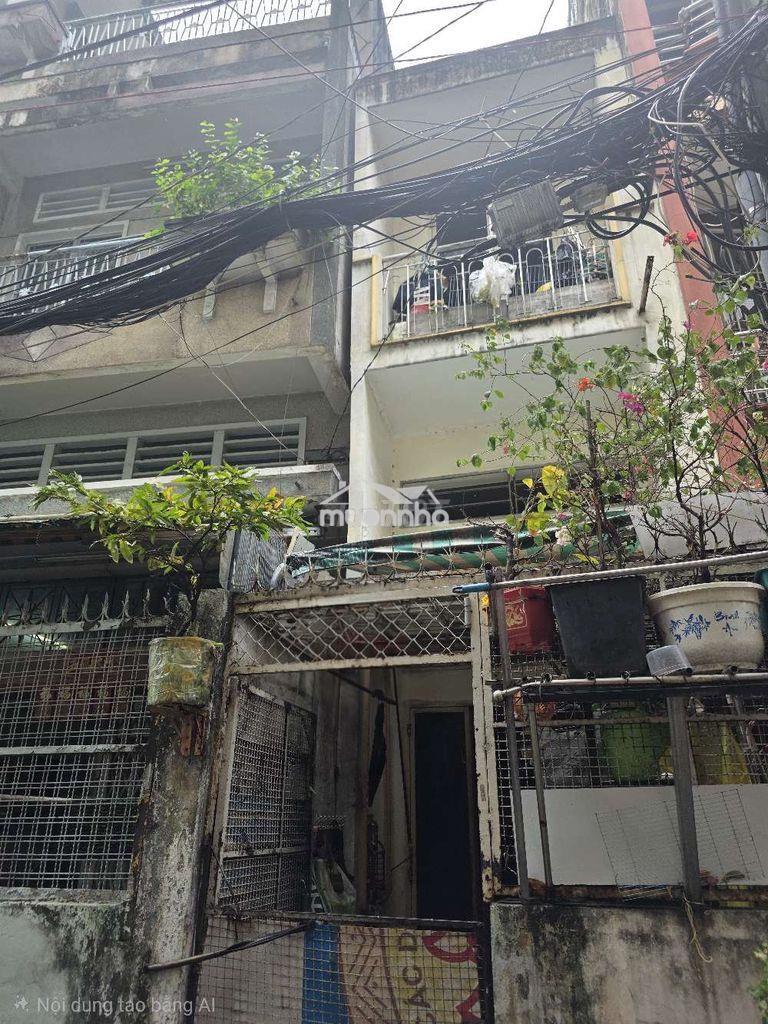Nhà 1 xẹt , đúc 3 tầng sát mặt tiền đường hòa hảo