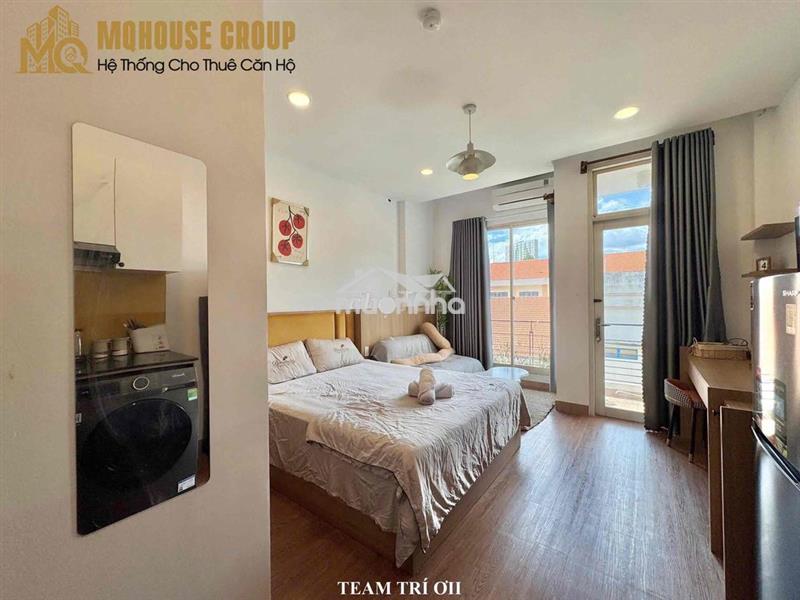 Căn hộ studio ban công full nội thất đẹp khu phan xích long, vạn kiếp