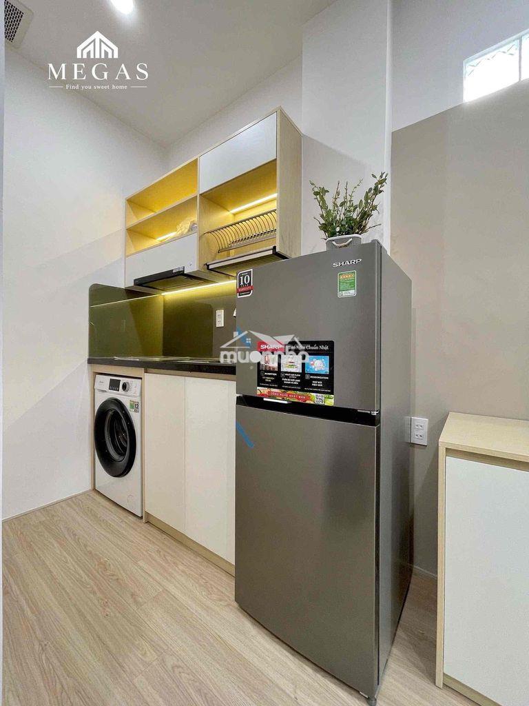 Căn hộ studio cao cấp - gần đh vhu - huit - k300 - máy giặt riêng - 3