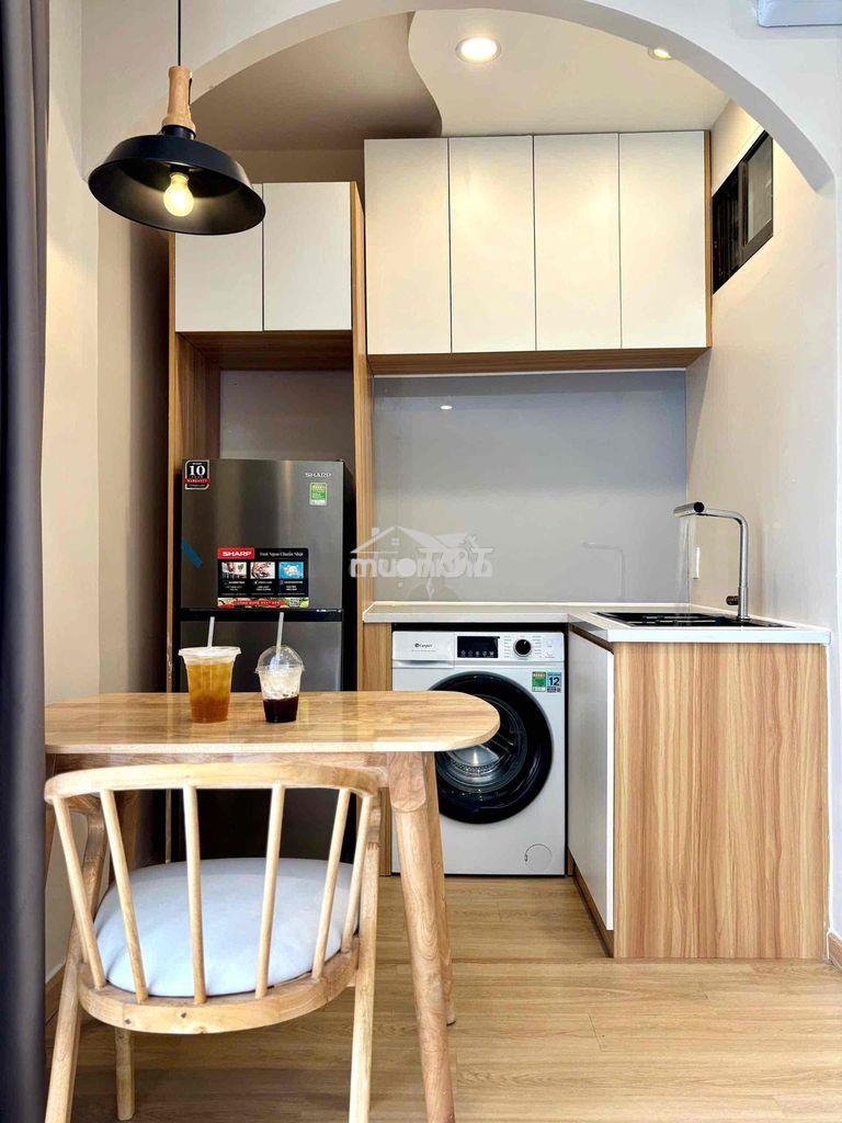 Cho thuê căn hộ 1pn ban công 55m2 gần đại học huflit, bách khoa - 2
