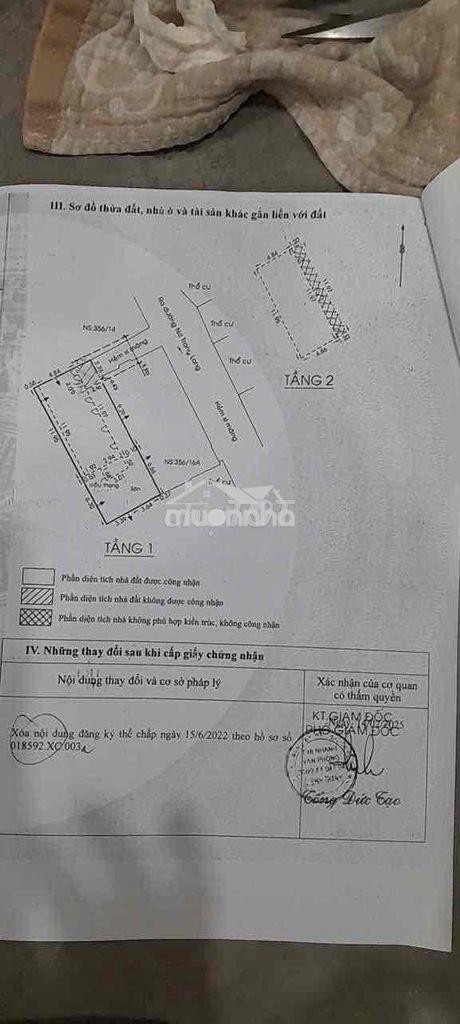 Bán nhà đang kinh doanh 15 phòng trọ doanh thu 60tr/tháng