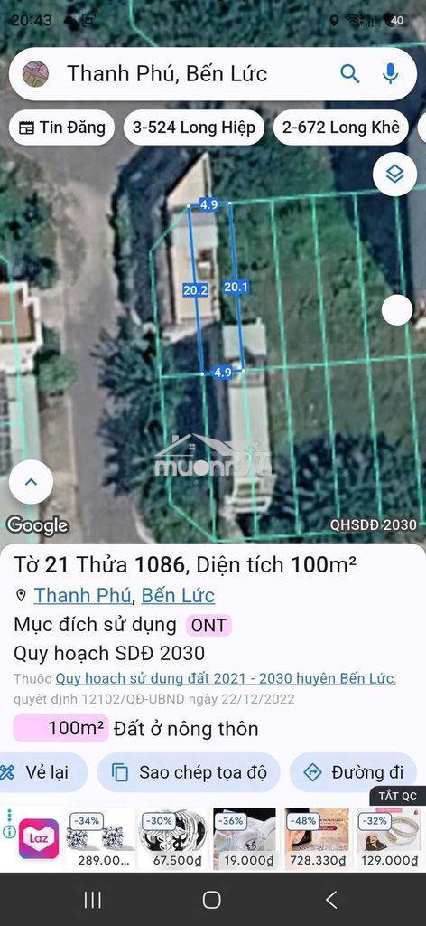 Bán đất kdc 135 bến lức long an  - Ảnh 2