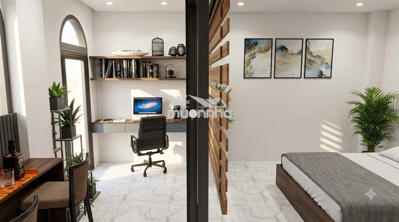 Căn hộ ngay nguyễn kiệm pn máy giặt riêng hầm xe thang máy ban công !