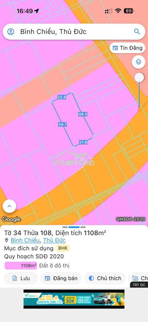 Bán đất 2.891m² bình chiểu, tp thủ đức, tiềm năng, giá 45 tỷ - Ảnh 2