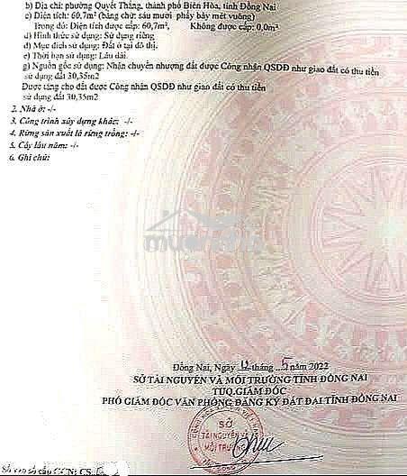 Bán rẻ đất quyết thắng, sổ thổ cư 💯 đường oto gần mặt tiền võ thị sáu