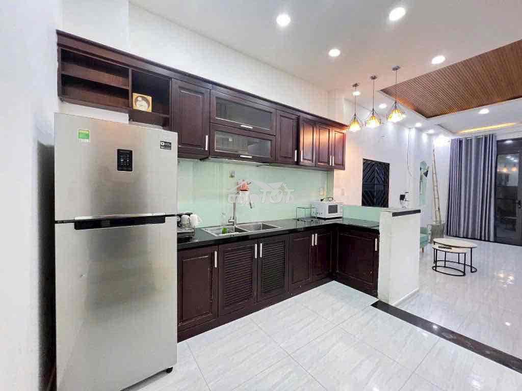 Bán nhà đẹp 3 tầng, ngang 4,3m âu dương lân p3. q8 - Ảnh 3