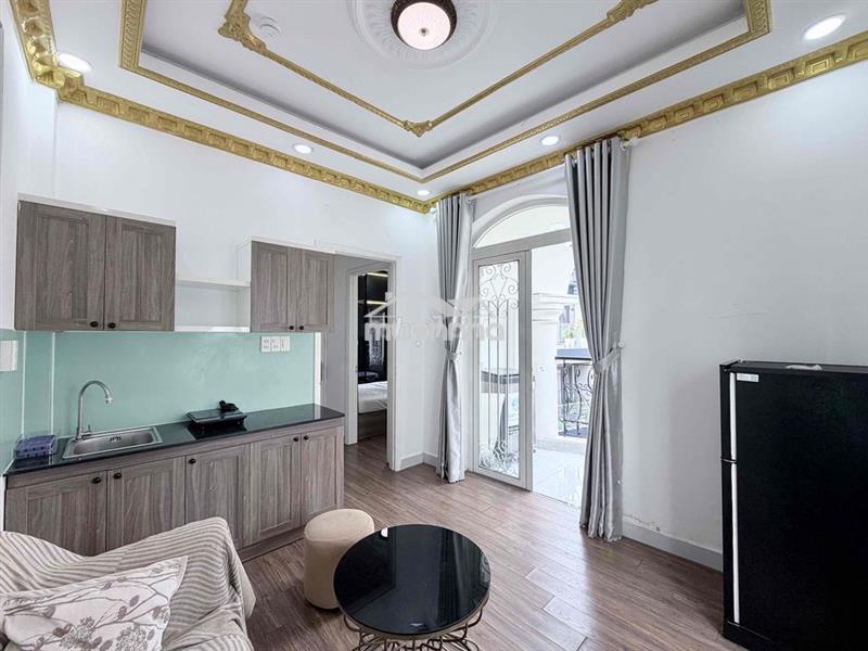 Căn hộ 1pn 1pk có ban công 45m2 fullnt ngay ngã tư phú nhuận