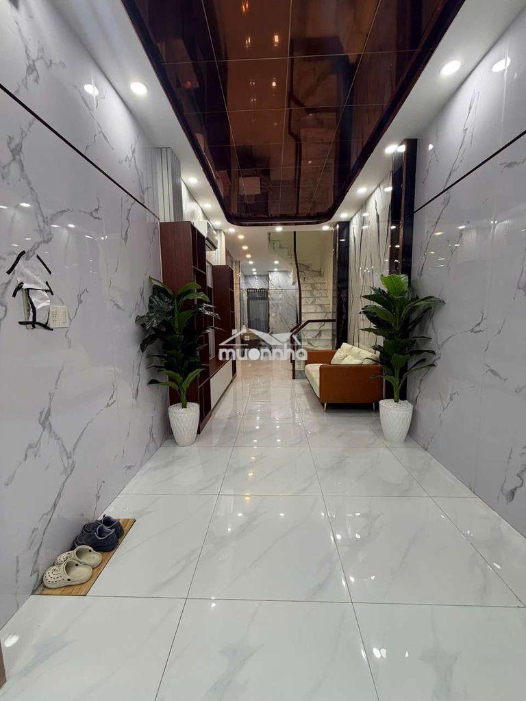 Bán nhà 4 tầng hẻm xe hơi đường mai xuân thưởng phường 6 quận 6  - 2