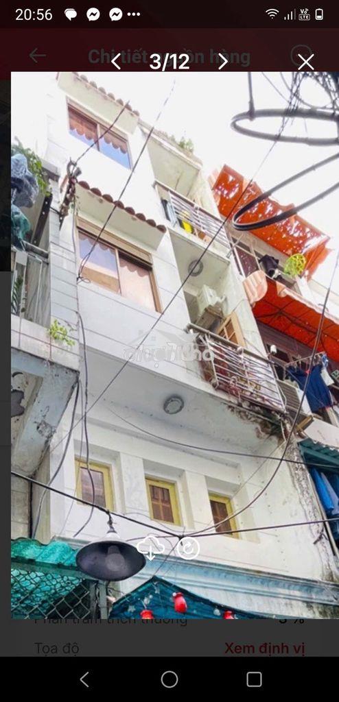 4 tầng – 4pn – gần mt đoàn văn bơ – 4,58 tỷ.