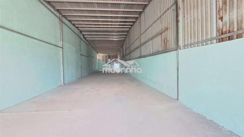 Cho thuê kho xưởng 5x40m, container đêm, điện 3pha, giá 12tr