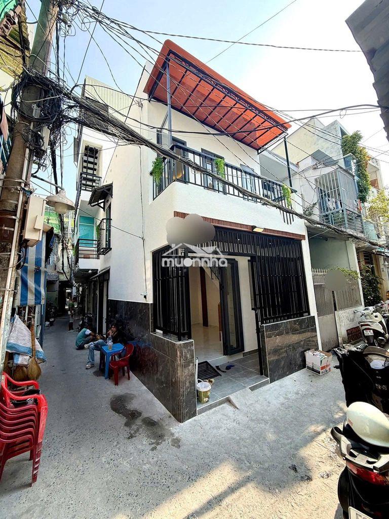 Bán nhà căn đôi hẻm 181 đường âu dương lân p2 q8