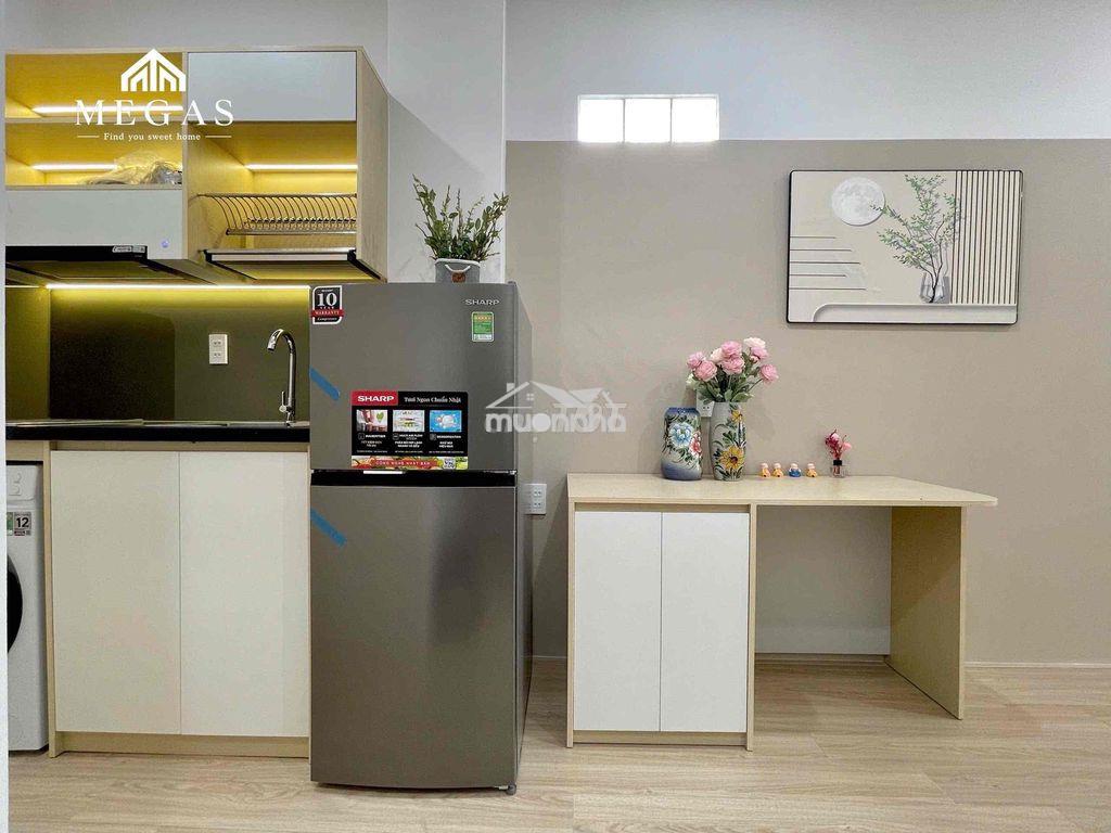 Căn hộ studio cao cấp - gần đh vhu - huit - k300 - máy giặt riêng - 2