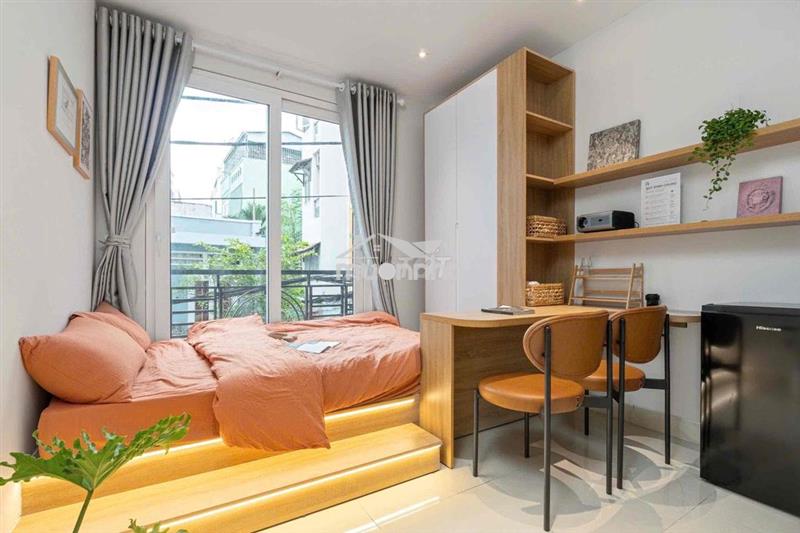 💥Căn hộ dạng 1 phòng ngủ, cách xa bếp - bancony - chill như homestay
