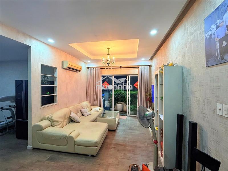 Cho thuê căn hộ sao mai quận 5, dt : 90 m2, 2pn, 13.5 tr/th