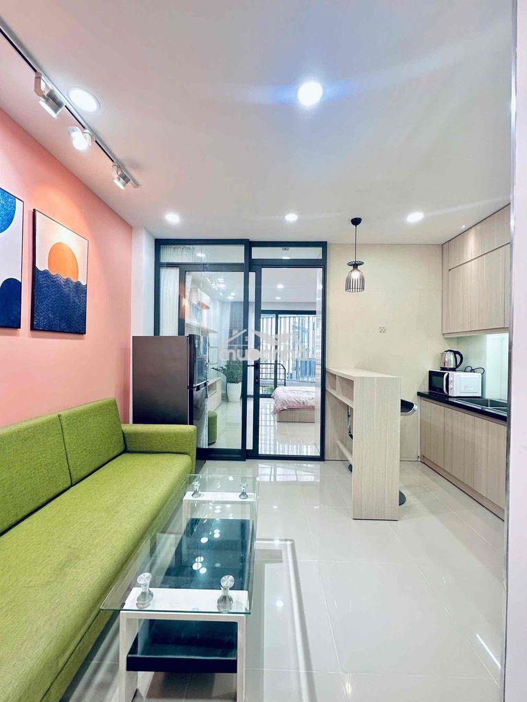 Căn 1 phòng ngủ_balcon trần đình xu q1 (hình thật giá thật)