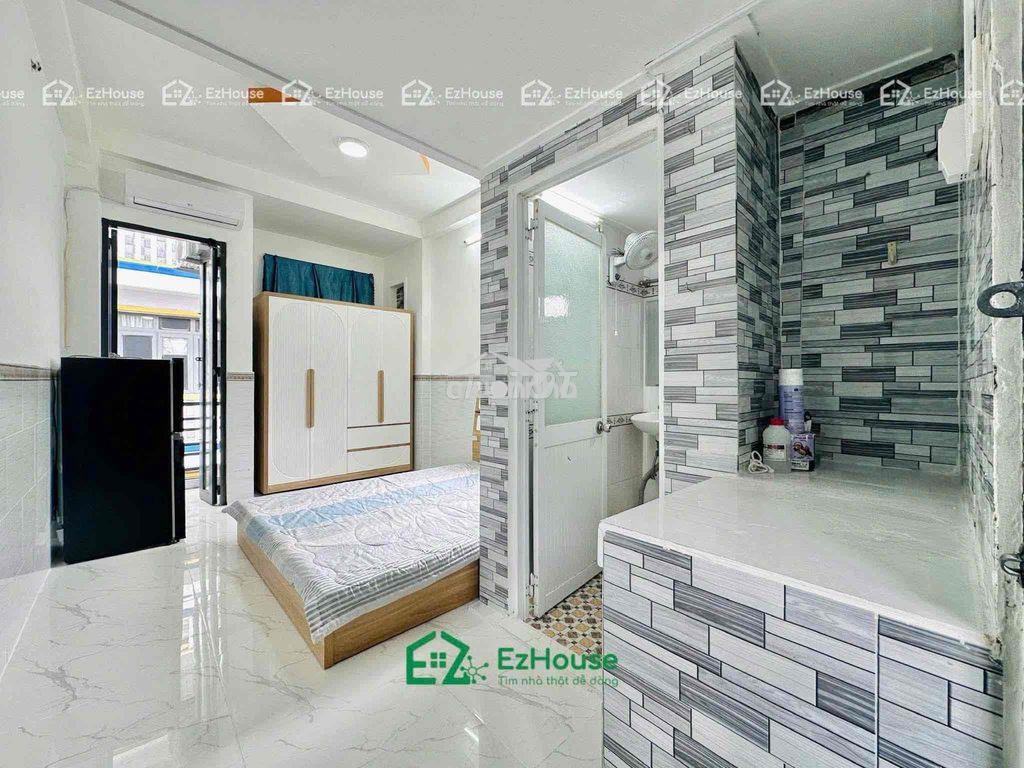 Cho thuê studio ban công full nội thất|nước 20k/khối|âu dương lân q8 - Ảnh 2
