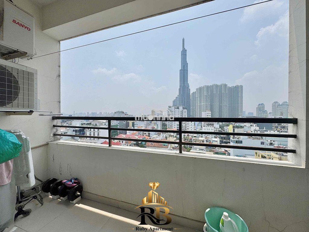 Cho thuê chung cư bắc bình 1pn balcony view landmark rộng 56m2 - Ảnh 3