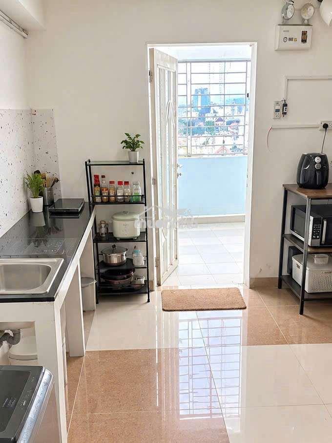 Studio full nội thất, tách bếp, bancol gần cầu nguyễn tri phương - Ảnh 2
