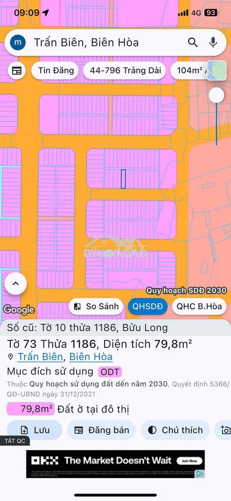 Đất nền thổ cư phường trấn biên khu dân cư sầm uất - Ảnh 4