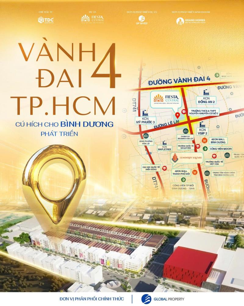 Bán nhà phố fiesta central – mở nhịp sống, đón trọn giá trị