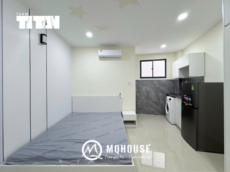 Căn hộ máy giặt riêng full nội thất - lê trực, bình thạnh gần chợ bà chiểu - Ảnh 2