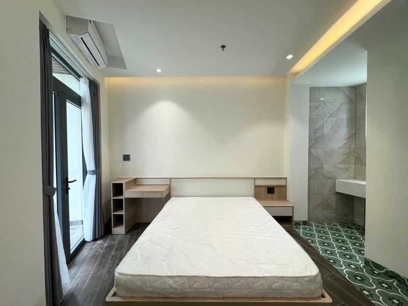 Cho thuê căn hộ studio gần sân bay, cv gia đình, bv tâm anh full nội thất, bancong lớn. - Ảnh 4