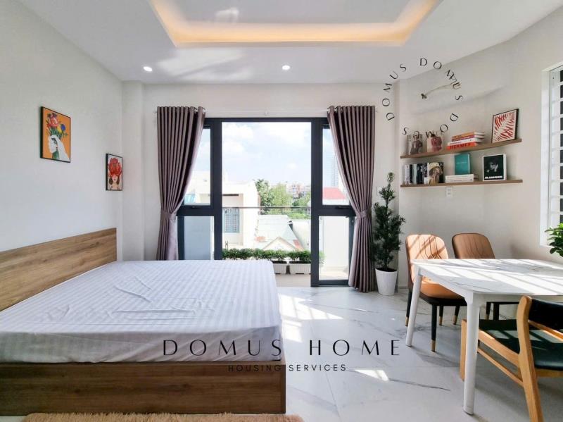 Studio ban công cửa sổ siêu sáng | full nội thất mới | siêu đẹp | gần lotte tdtu rmit | không gian thoáng - Ảnh 2