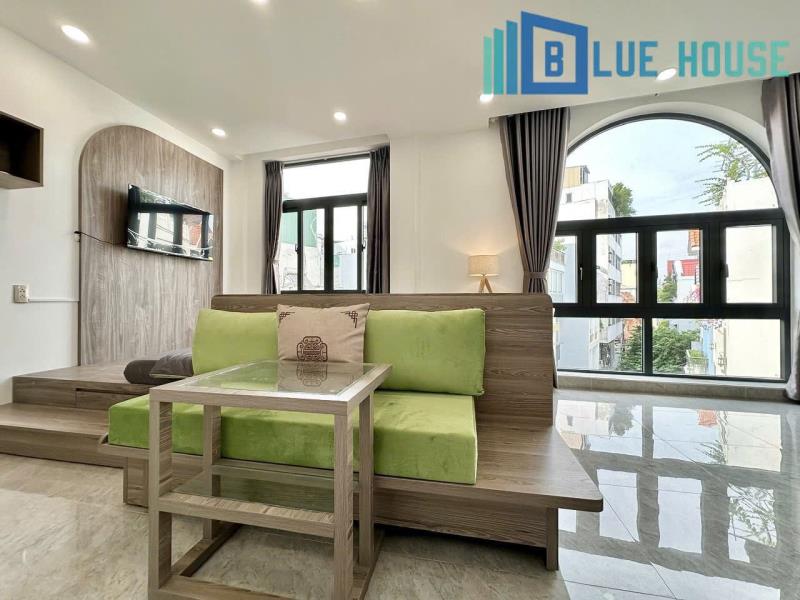 Cho thuê căn hộ studio cửa sổ vòm lớn võ thị sáu quận 3 gần công viên lê văn tám full nội thất - Ảnh 4