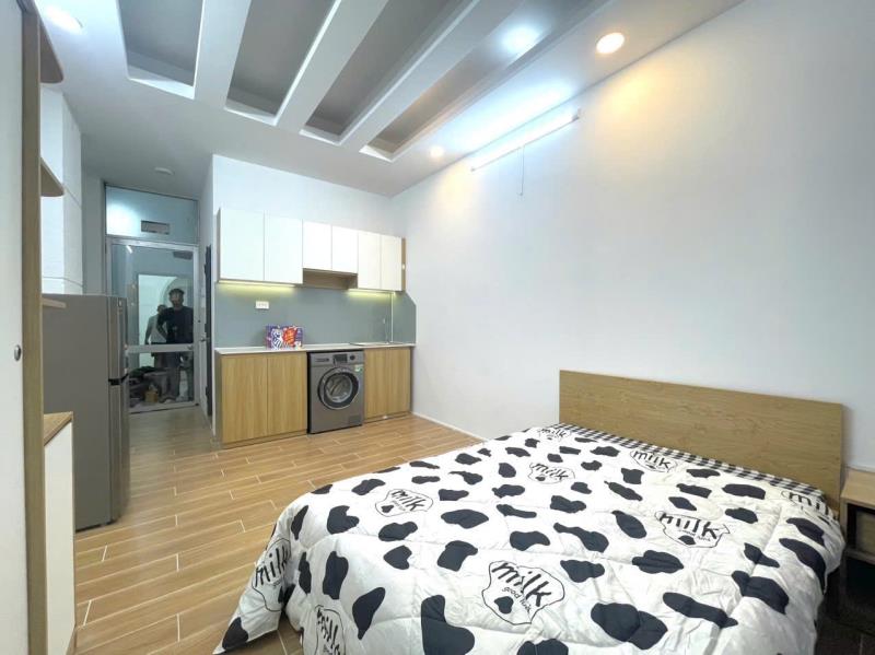 Cho thuê căn hộ studio thoáng mát có cửa sổ lớn full nội thất đường nguyễn hữu cảnh quận bình thạnh, sát q1 - Ảnh 3