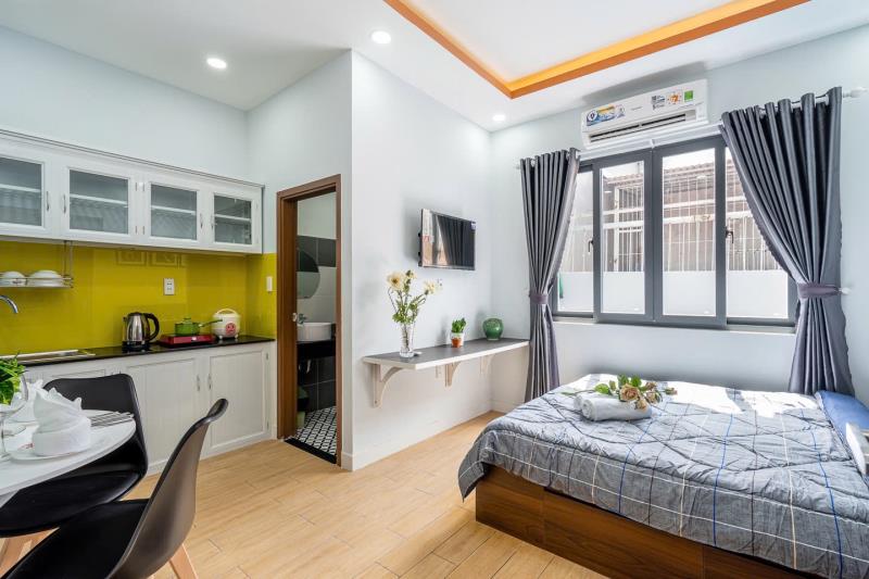Cho thuê studio cửa sổ trời lớn, full nội thất, thoáng sáng – đinh bộ lĩnh, bình thạnh | gần hàng xanh, uth, ftu2, uef - Ảnh 2