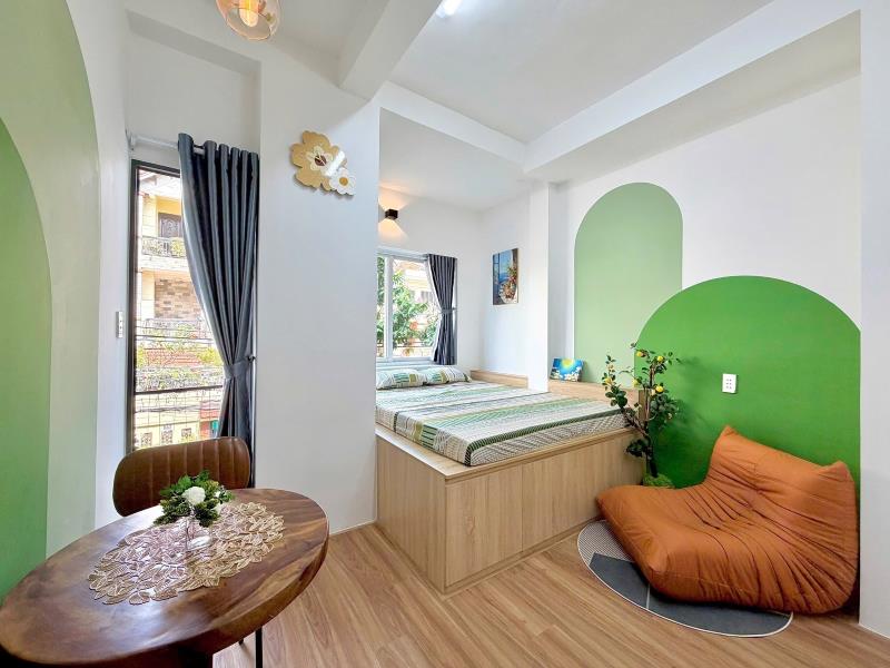  Cho thuê  stuido phòng ngủ full nội thất, giáp sân bay tsn, công viên gia định, thuận tiện ra trung tâm quận 1,3,10