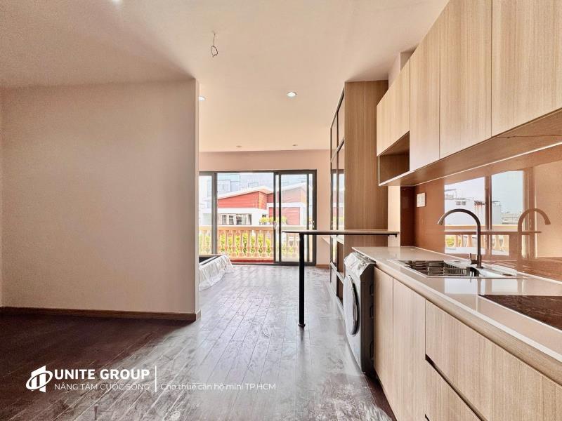 1pn full nội thất, ban công, máy giặt riêng | gần chợ phạm văn hai