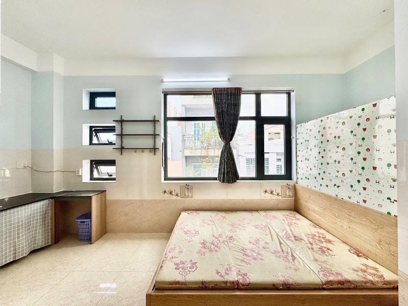 Cho thuê phòng 25m2 có cửa sổ, thang máy, bảo vệ hầm xe rộng đủ nội thất gần chợ bà chiểu, đường bùi hữu nghĩa, bình thạnh, giá 5tr