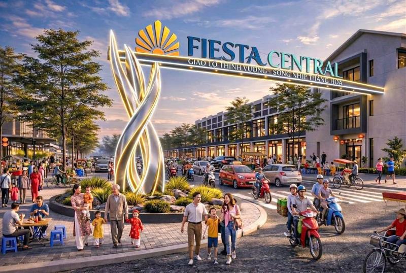 Nhà phố fiesta central – đánh thức tiềm năng phố thương mại, đón đầu nhịp sống mới