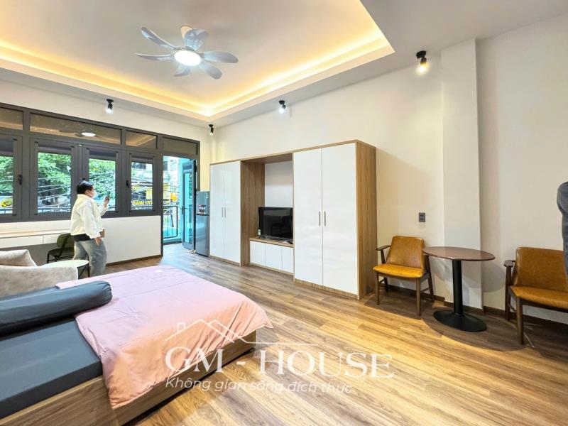 Cho thuê căn hộ nguyễn gia trí bình thạnh ban công cửa sổ trời máy giặt riêng gần hàng xanh - Ảnh 3