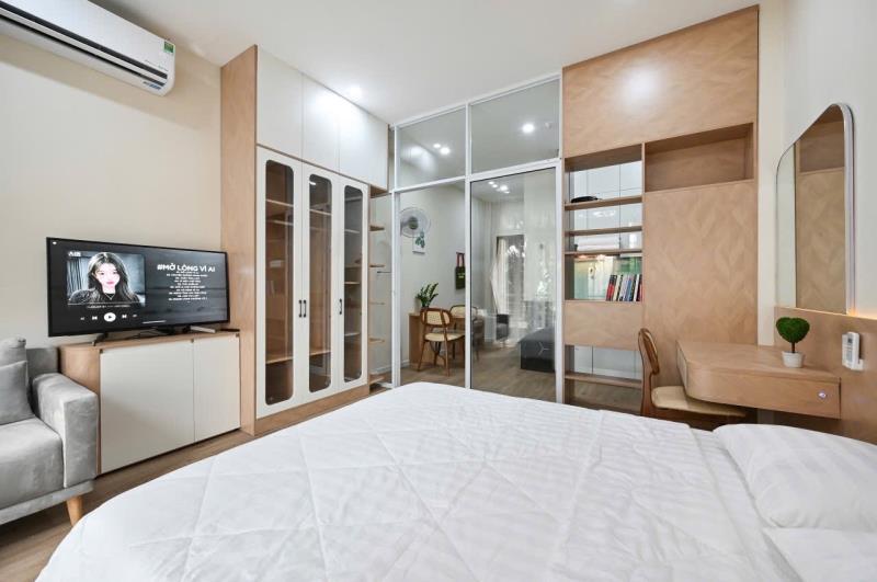 Cho thuê căn hộ quận 1 40m2 chỉ 10tr/tháng ban công cửa sổ thoáng-trần quang khải - Ảnh 2