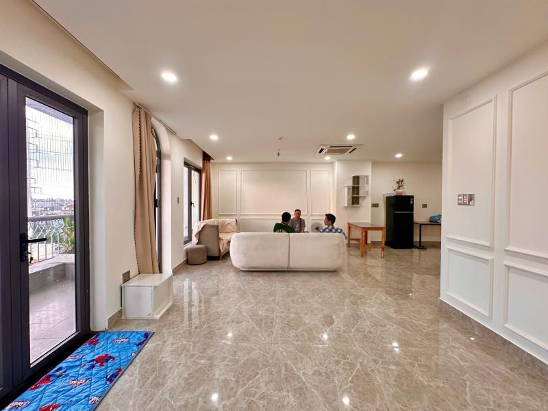 Cho thuê căn hộ 100m2, ban công, 1 phòng ngủ full nội thất ngay nguyễn xí - Ảnh 4
