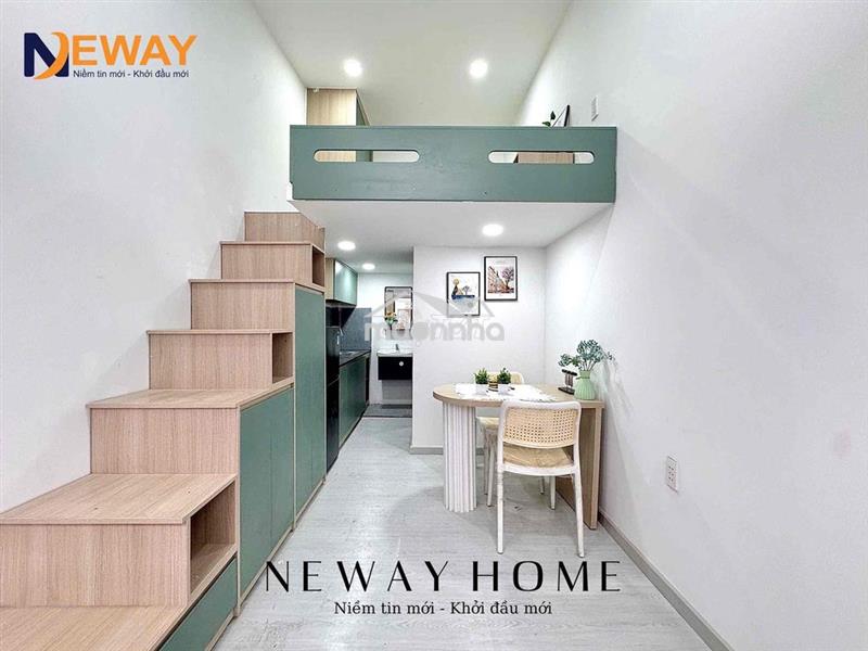 Gần etown cộng hoà trống lại duplex gác cao full tiện ích sạch sẽ mới