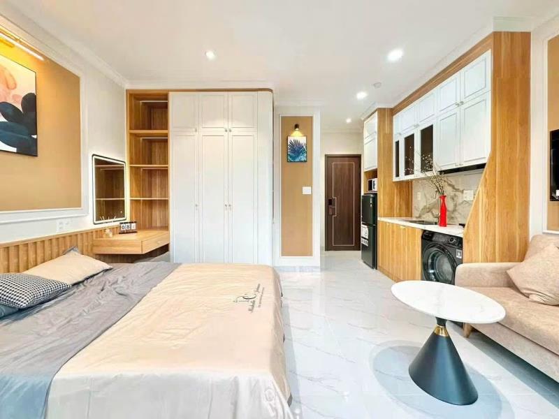 Cho thuê studio ban công siêu thoáng - full nội thất, gần mai chí thọ - Ảnh 3