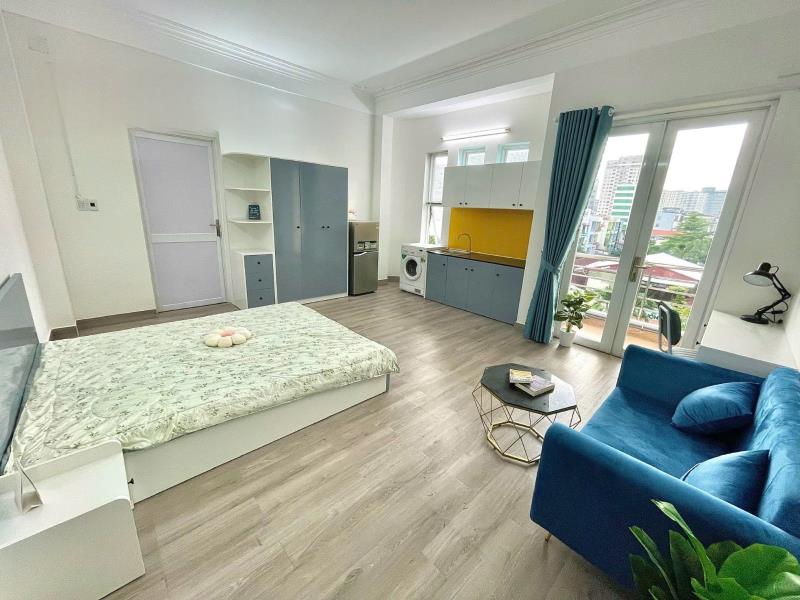 Cho thuê căn hộ bình thạnh – 40m² – ban công riêng – full nội thất – máy giặt riêng – gần hàng xanh