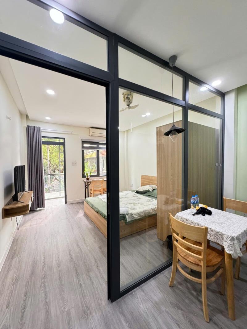 Cho thuê căn hộ 1pn tách bếp bancong quận 3 khu vực trung tâm gần chợ tân định - Ảnh 2