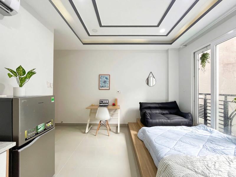 Phòng siu xinh 35m2 ban công thoáng full nội thất ở ngay- phan đăng lưu, phú nhuận - Ảnh 3