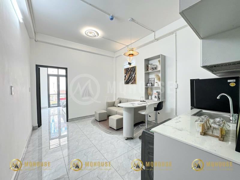 Căn hộ 1pn full nội thất cao cấp ban công lớn cmt8 quận 3 gần toà nhà viettel, vòng xoay dân chủ - Ảnh 2
