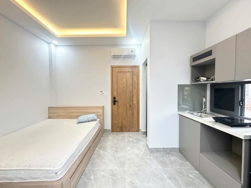 Phòng cho thuê tone hiện đại mới 100% full nội thất khu phan xích long gần q1, q3 - Ảnh 2