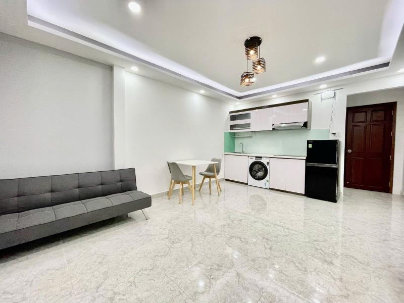Cho thuê căn hộ 1pn 50m2 balcony, giặt riêng hai bà trưng gần công viên lê văn tám, nhà thờ tân định, hồ con rùa quận 1